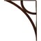 Ekena Millwork Galveston Wrought Iron Bracket, (Single center brace), Antiqued Copper 1 1/2"W x 12"D x 15"H BKTM01X12X15SGLACO - alternate 4